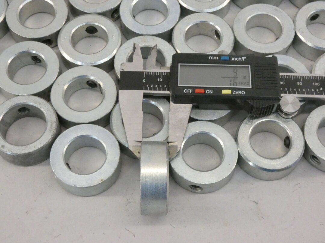 *Lot of 35* Shaft Collars 7/8″ Bore x 1-1/2″ OD x 9/16″ Set Screw Zinc-Plated…