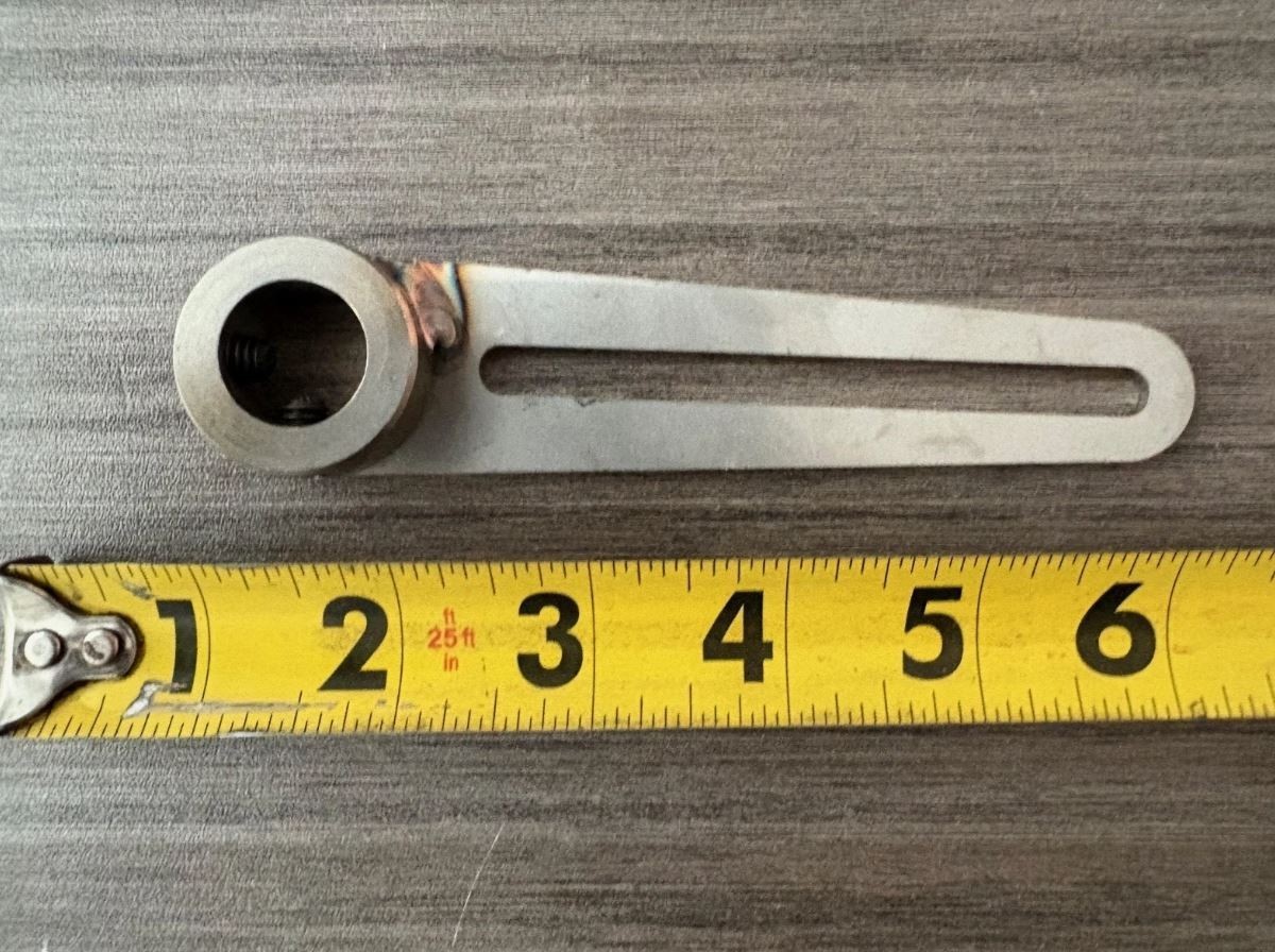 Cleaver Brooks Linkage Arm Assembly for 3/4″ Shaft x 3″ Slot 002-00184