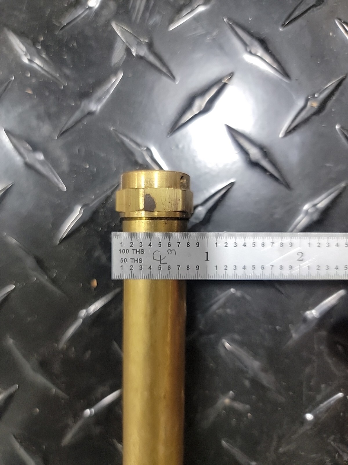LDI INDUSTRIES 6.25″ OAL, Brass Inline Sight Glass & Flow Sight