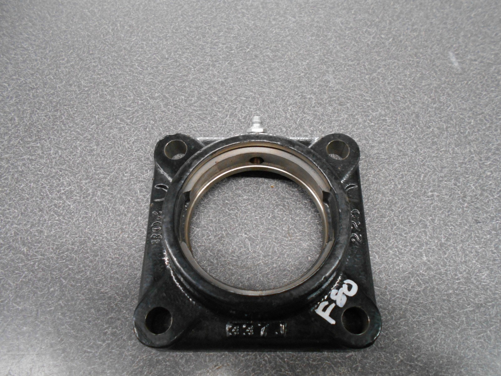 Burns/Tisco 80mm 4-Bolt Greasable Bearing Flange. F80-R. NEW!