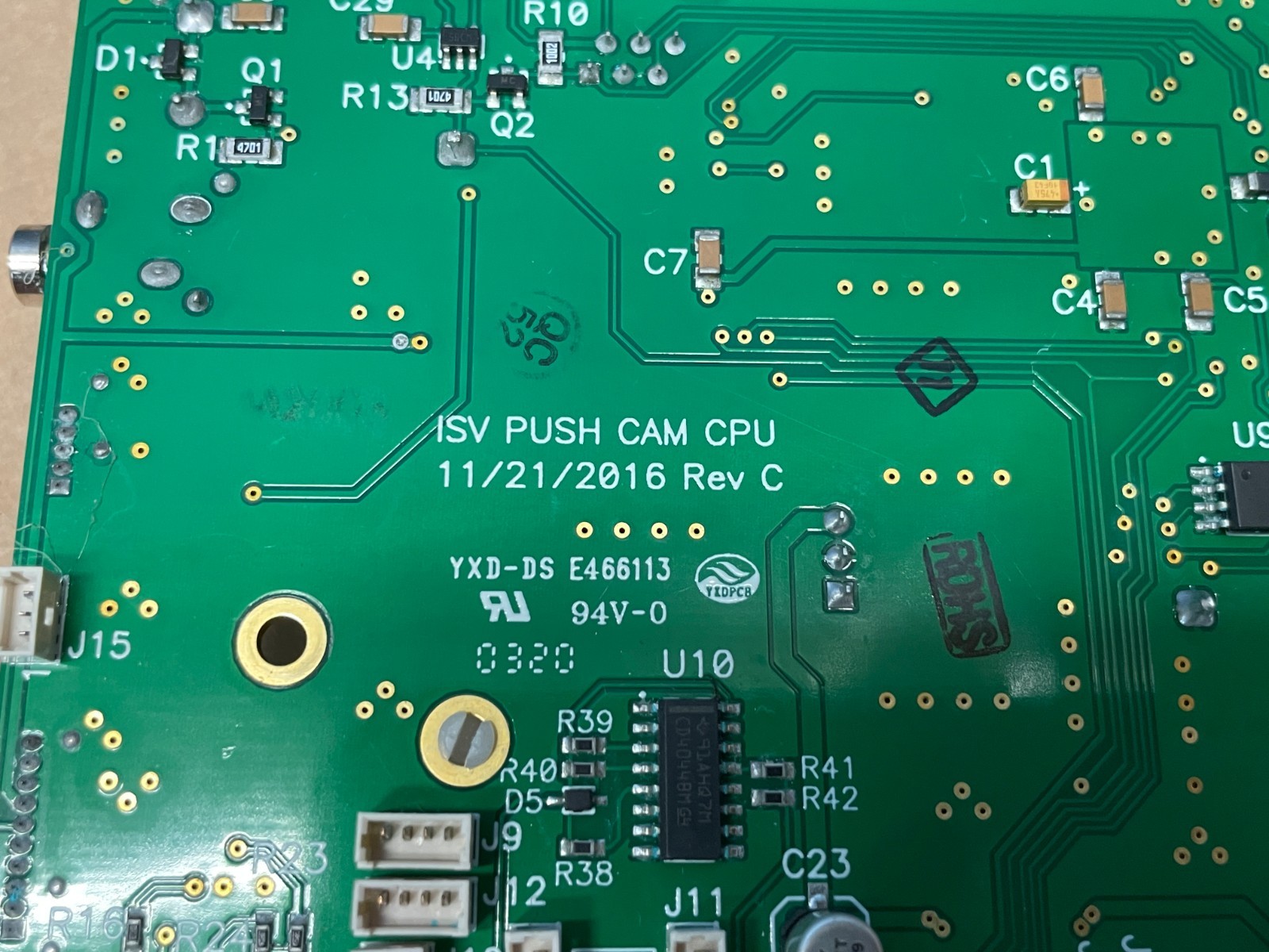 Insight Vision ISV CPU MAIN BOARD for Opticam Command Module 2016 REV C