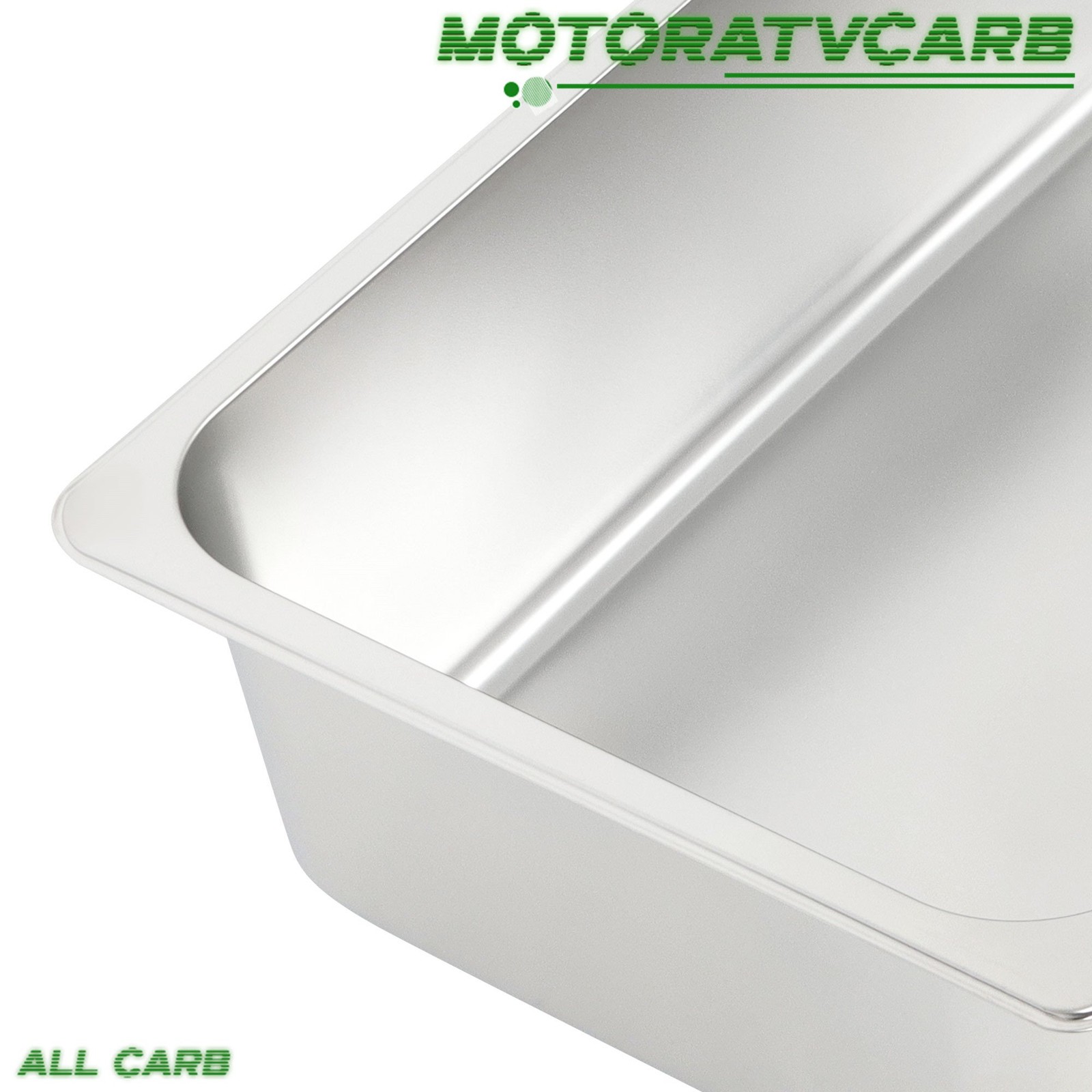 ALL-CARB 6× 6″ Deep Full Size Pans Catering Storage Metal Steamer Catering Trays