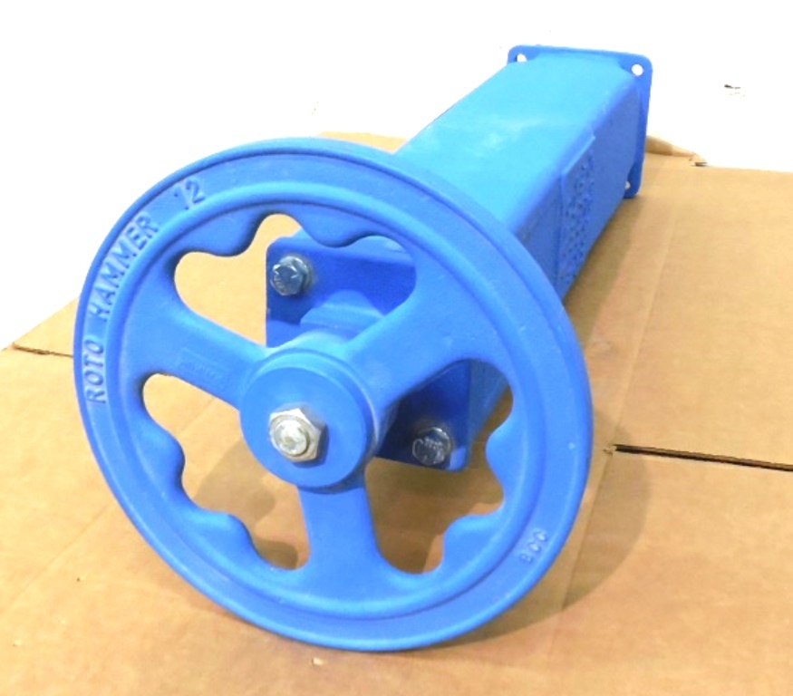 ROTO HAMMER FLOOR STAND FS100 W/ 12″ HANDWHEEL FS100-12, CAST IRON, BLUE
