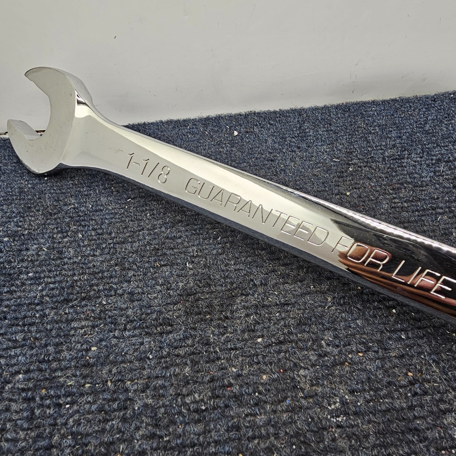 Duralast 54-063 1-1/8″ Combination Wrench Chrome Finish