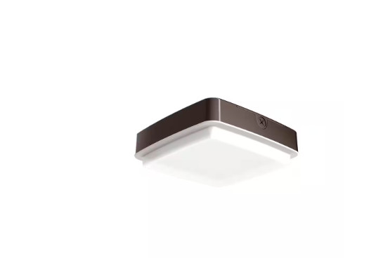 PROBRITE 150W Equivalent Integrated LED Bronze Canopy/Ceiling Light, 4000 Lumens