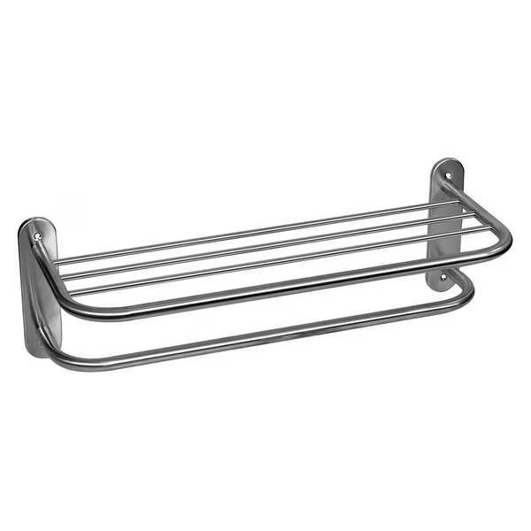 Wingits Towel Rack 24 in Stainless Steel Wall Mount Satin Nickel Bathroom Bar