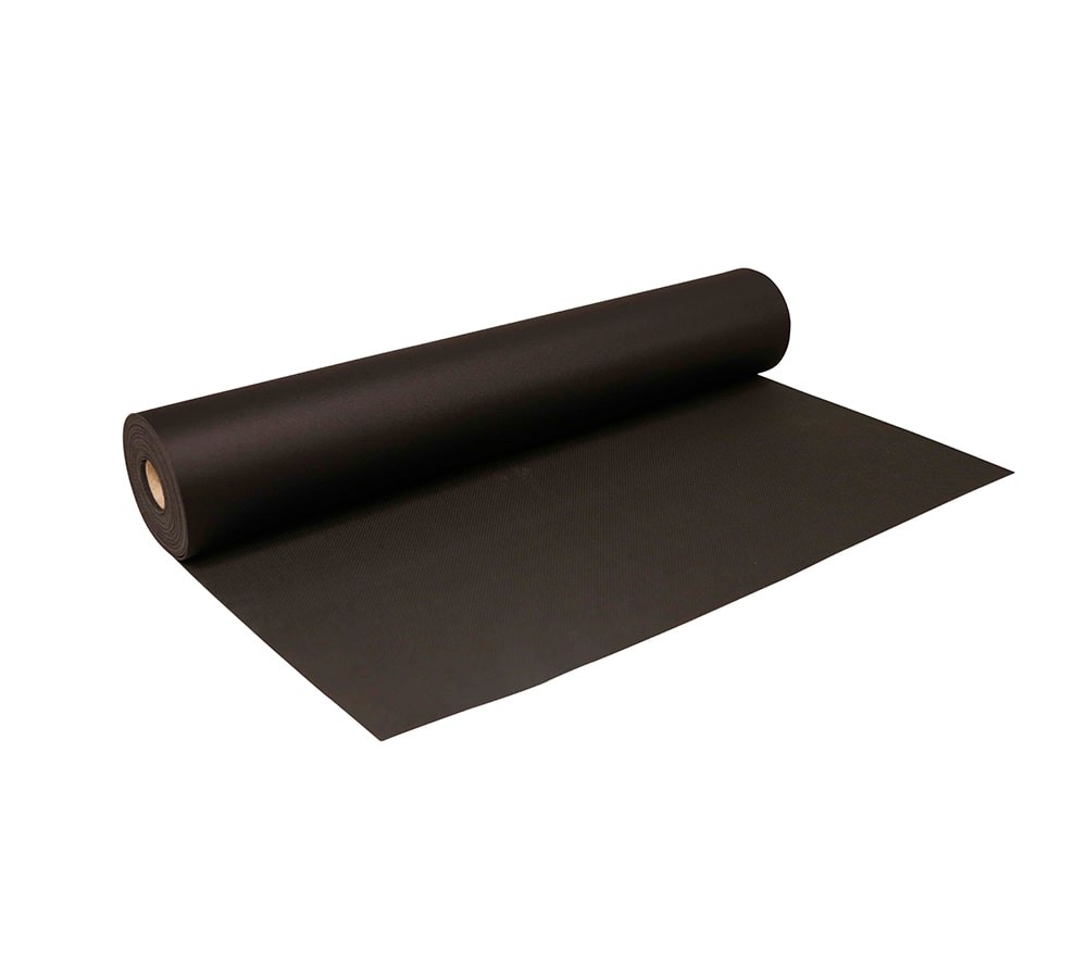 20’x27″ Black Neoprene Floor Runner w/ Non Skid Bottom & Slip-Proof Surface