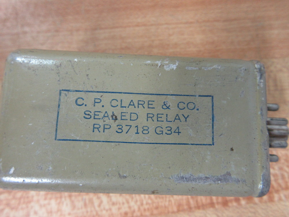 C.P. Clare & RP 3718 G34 Sealed Relay RP3718G34