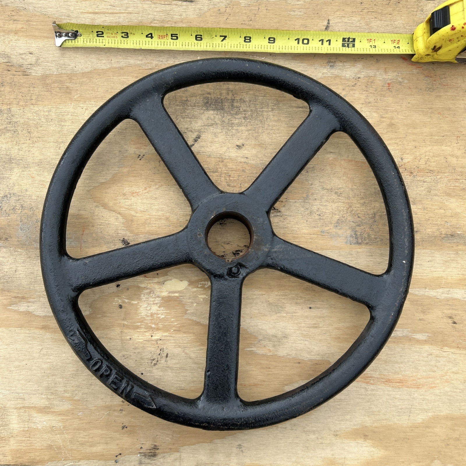 HAND WHEEL 14”diam, 1-3/4” Center w/keyway slot 1/4”, 8” Mueller A2370, G-3 OS&Y