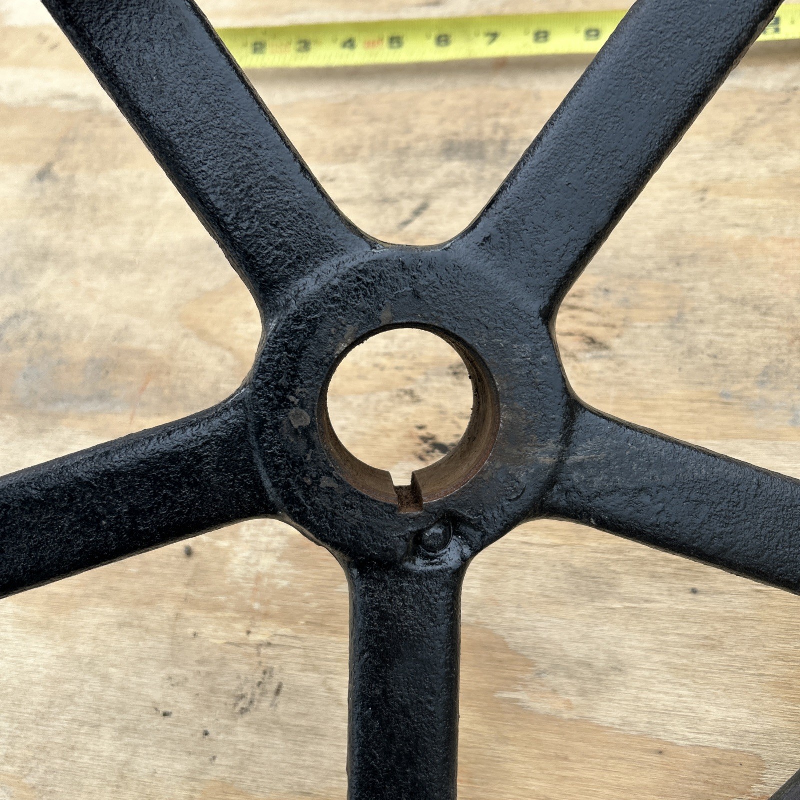HAND WHEEL 14”diam, 1-3/4” Center w/keyway slot 1/4”, 8” Mueller A2370, G-3 OS&Y