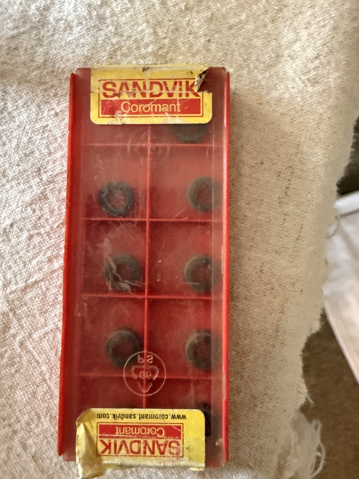 NEW PACK of 9 Sandvik Carbide Shim Seat Insert # 5322 110-01 vh4