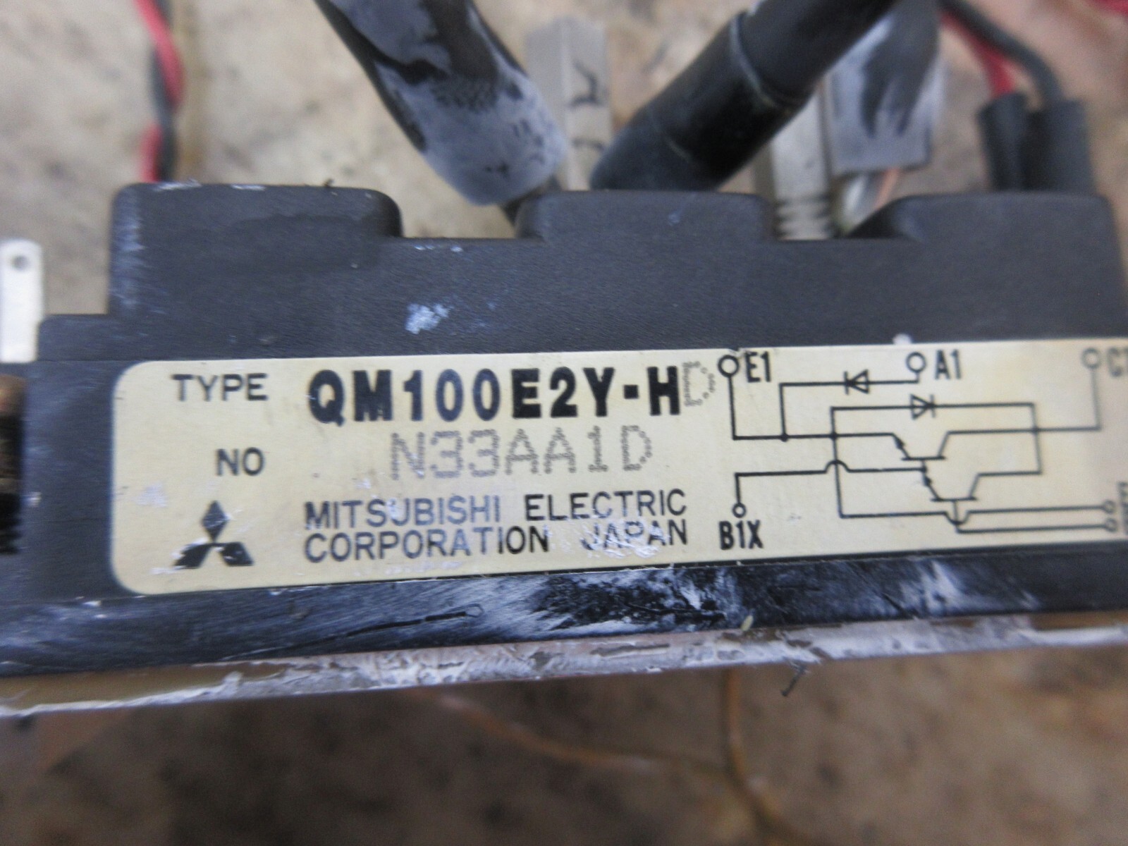 MITSUBISHI WIRE RELAY QM100E2Y-HD NO. N33AA1D