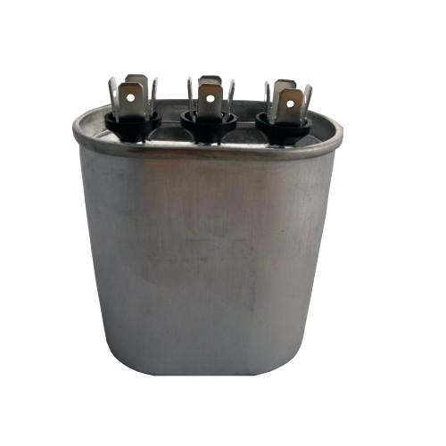 HVAC CD40+5X370 OVAL DUAL RUN CAPACITOR 40/5 MFD 370V