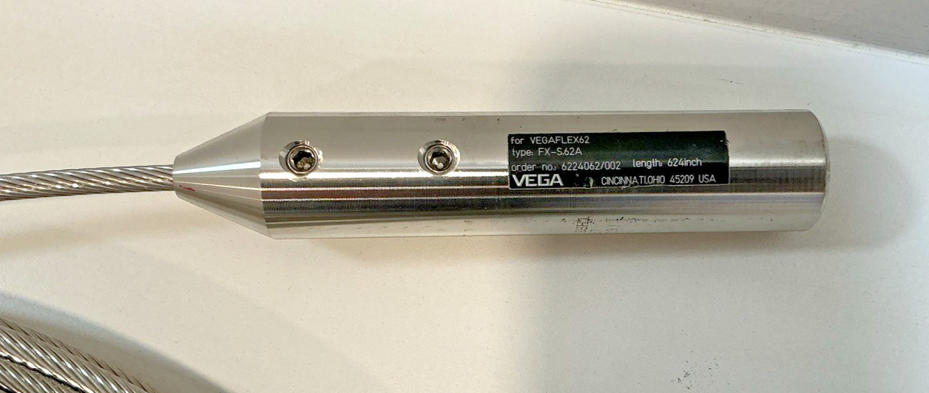 Vega FX-S62A – level sensor, 624″ length – for a Vegaflex 62 – NEW