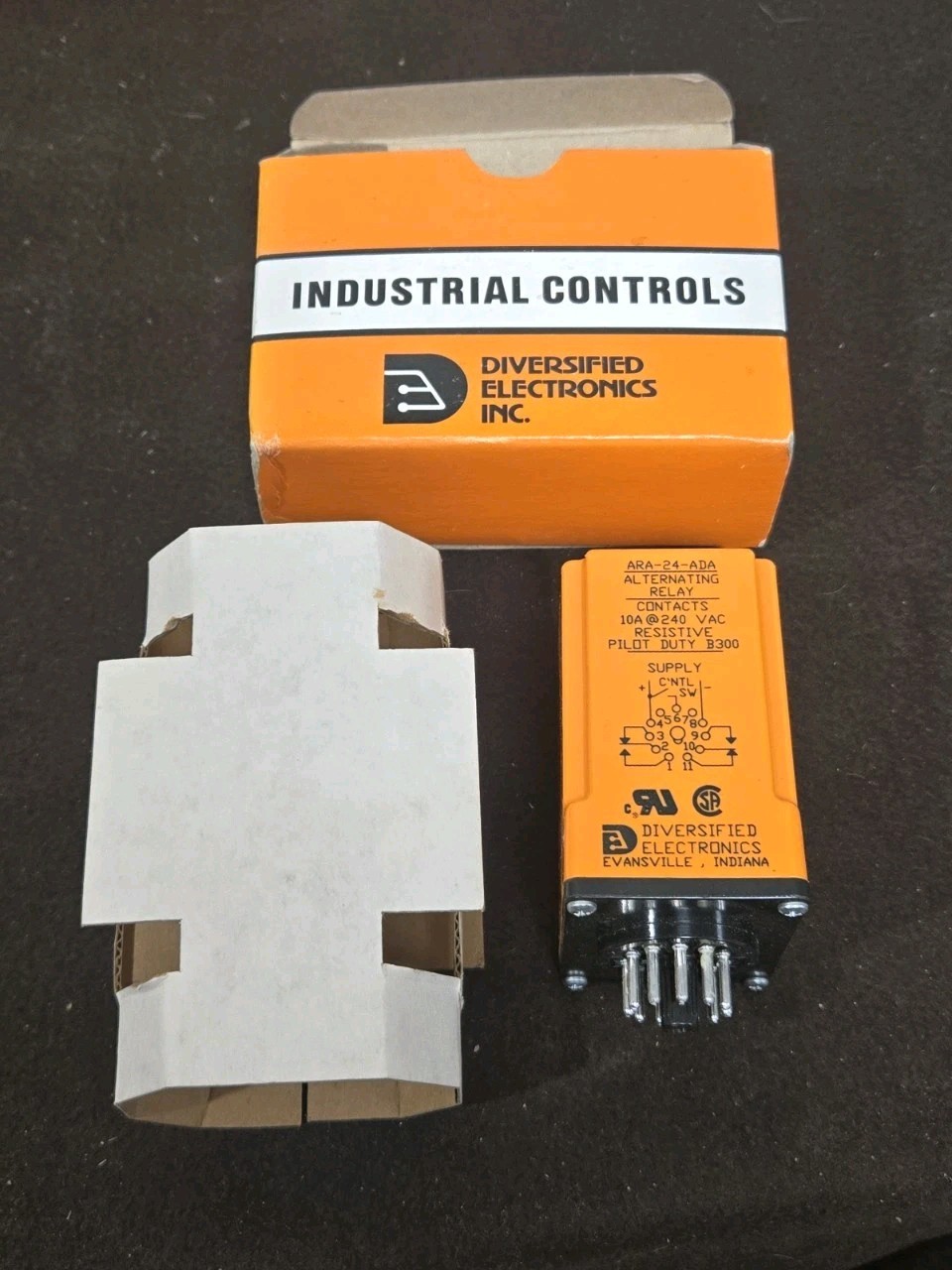 NEW ATC Diversified Electronics ARA-24-ADA Alternating Power Relay, DPDT 10A 24V