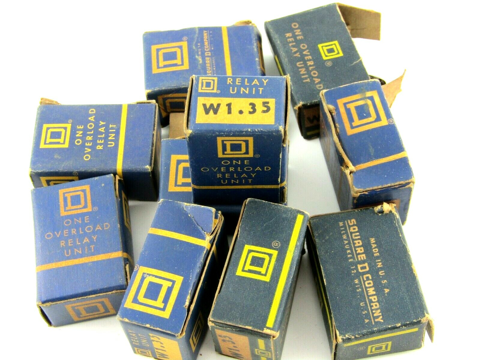 NEW Square D W1.35 Thermal Overload Heating Element, W135 Lot of 10