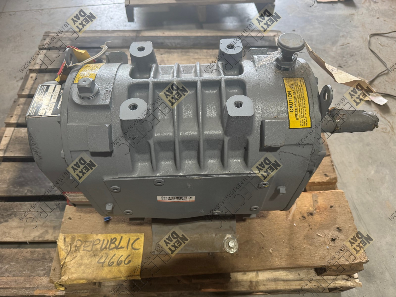 Gardner Denver, 4509, GGDCADA, Blower Republic Sutorbilt Roots Vacuum Fan