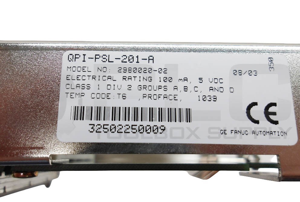 NEW GE FANUC QPI-PSL-201-A CONVERTER MODULE 2980020-02 5VDC CLASS 1