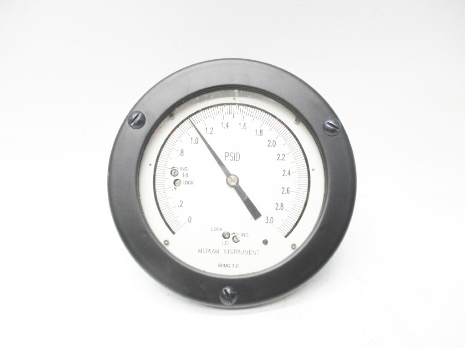 MERIAM INSTRUMENT 1226-2 0-3.0PSI NSNP