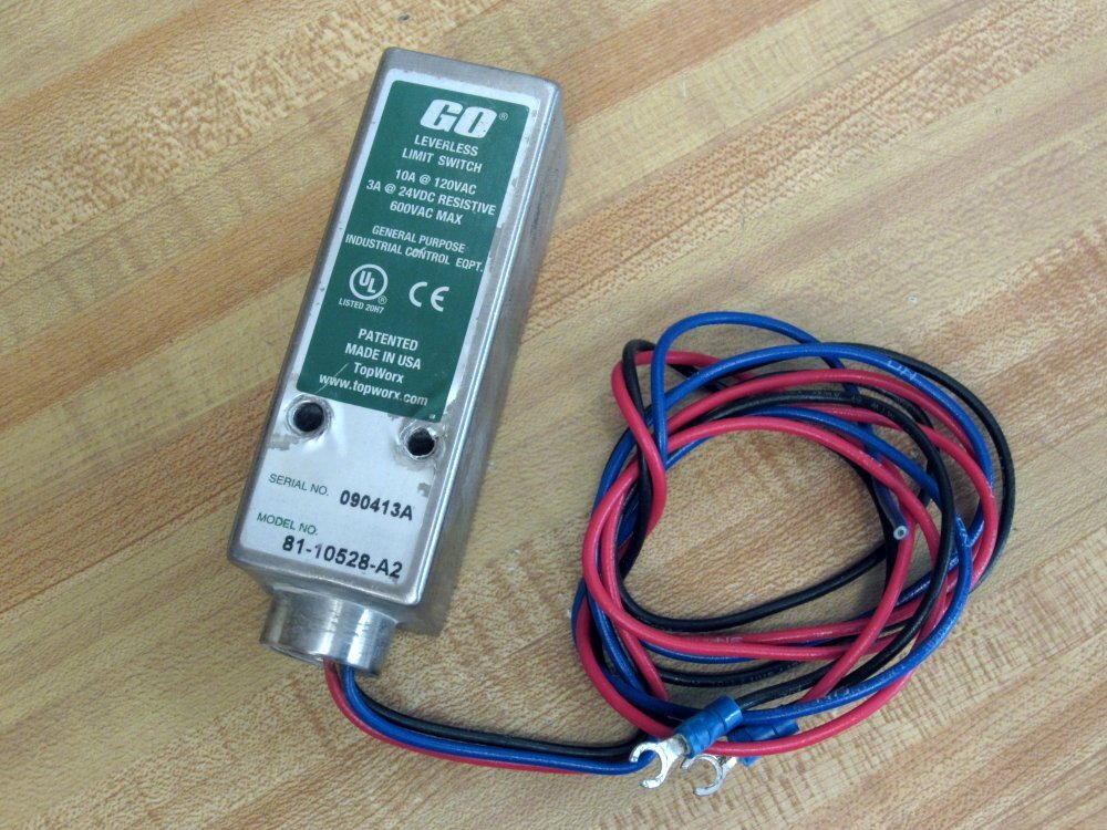 TopWorx 81-10528-A2 GO Leverless Limit Switch 8110528A2