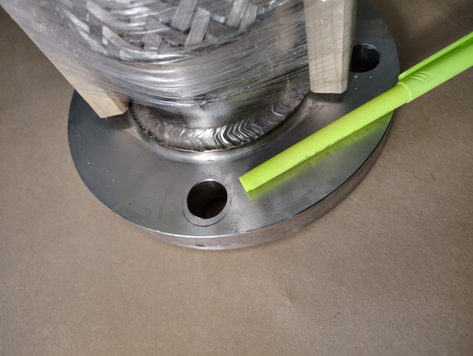 Flanged Stainless Braided Flex Hose Pipe Expansion Joint Indexable 3″ ID x 12″ L