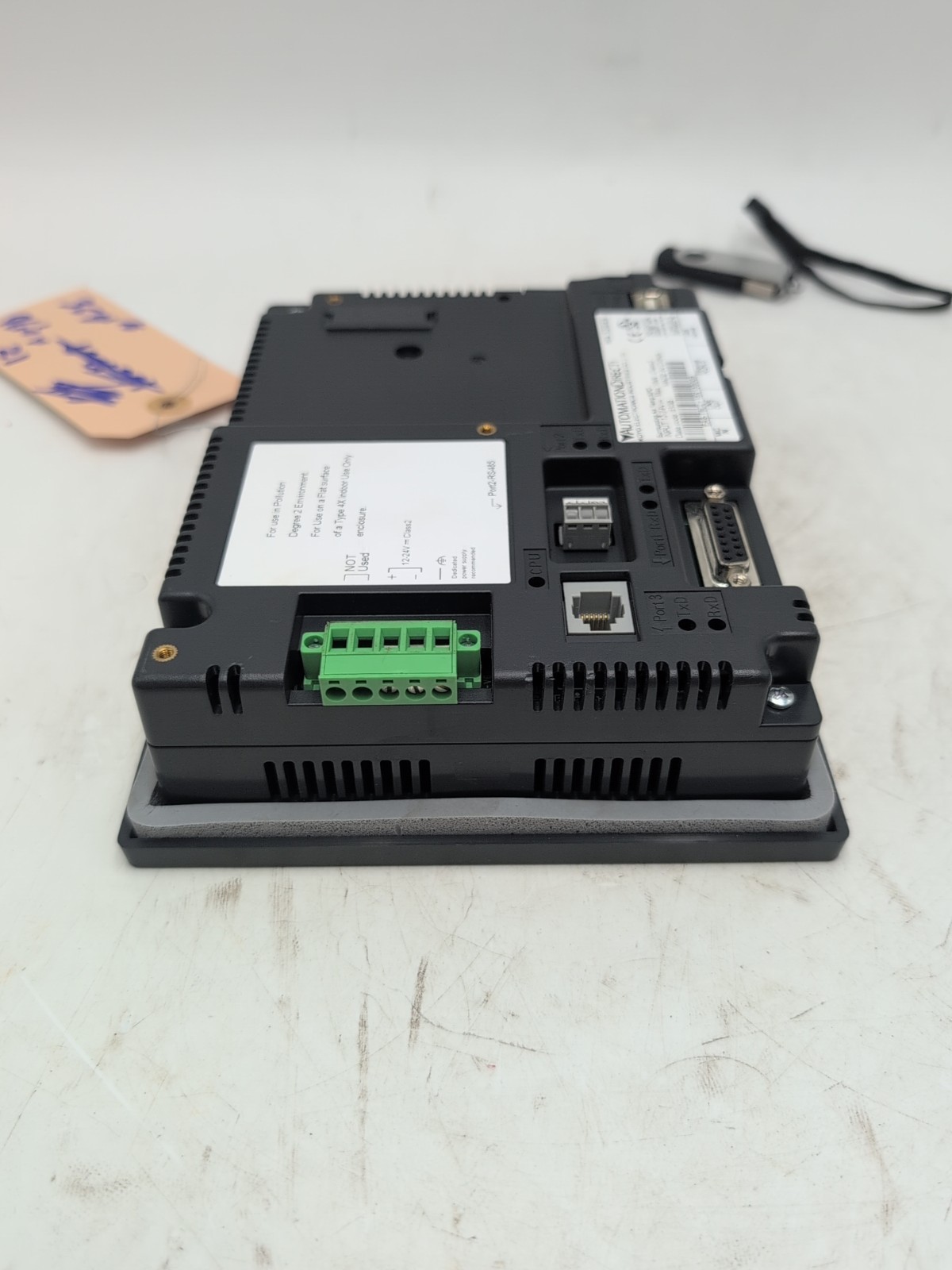 AutomationDirect EA9-T6CL+16X18B 6″ Color Touch Screen HMI Operator Panel