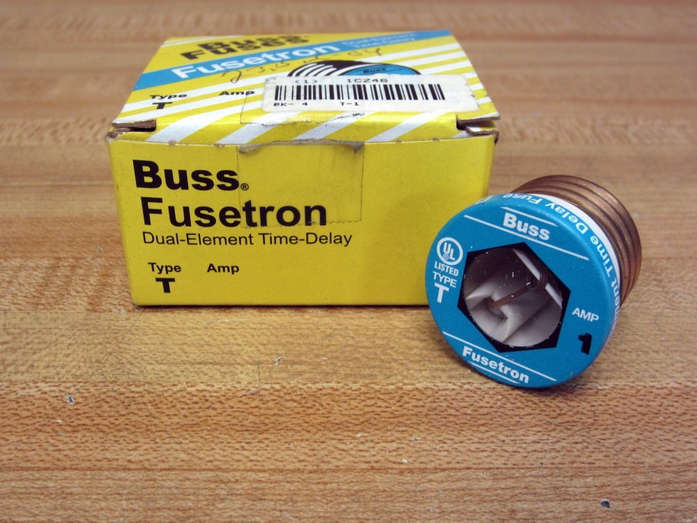 Buss T-1 Bussmann Fuse Cross Ref 1CZ46 (Pack of 4)