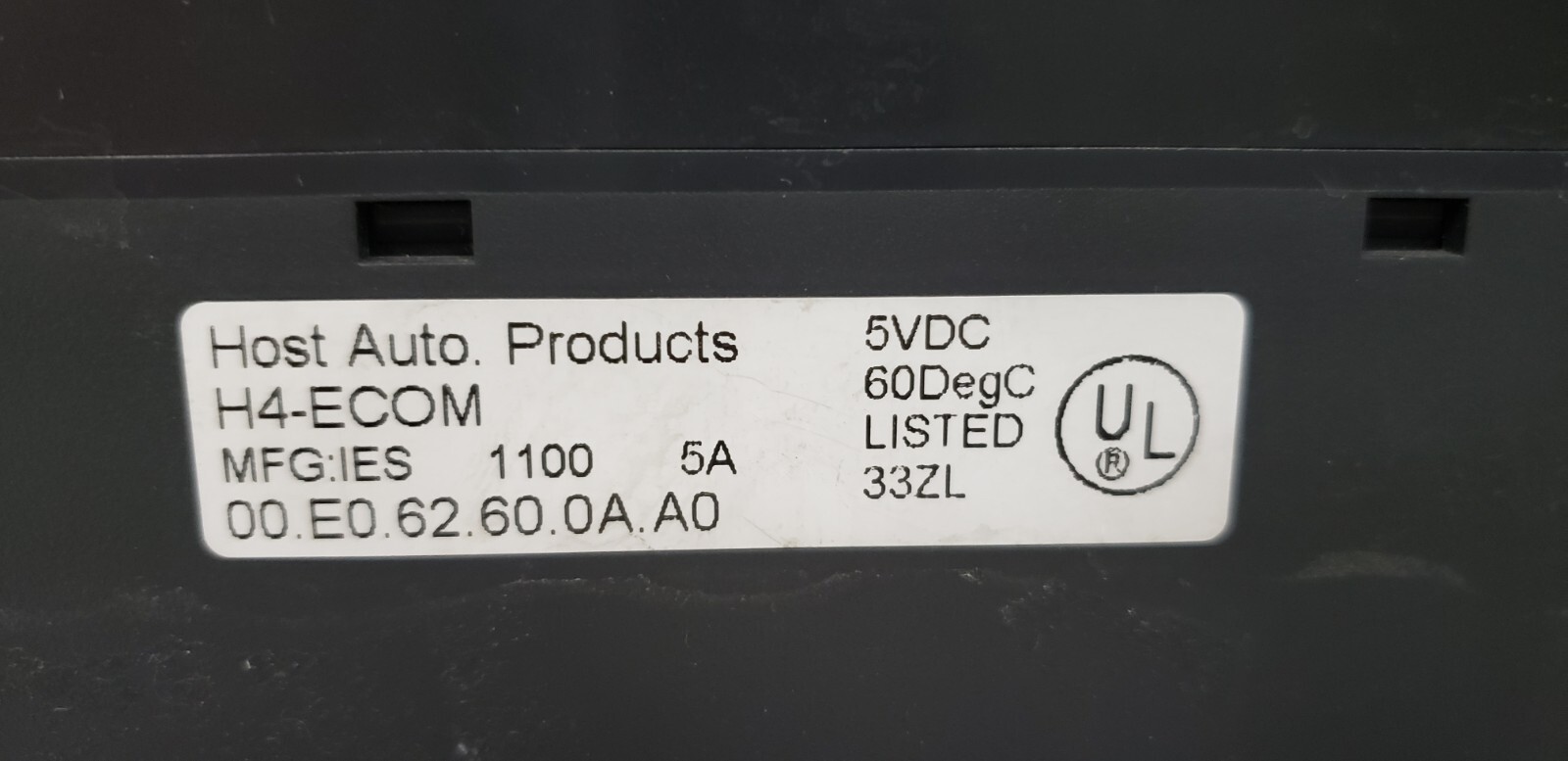 HOST AUTOMATION PRODUCTS H4-ECOM ETHERNET COMMUNICATIONS MODULE, 5A 5VDC