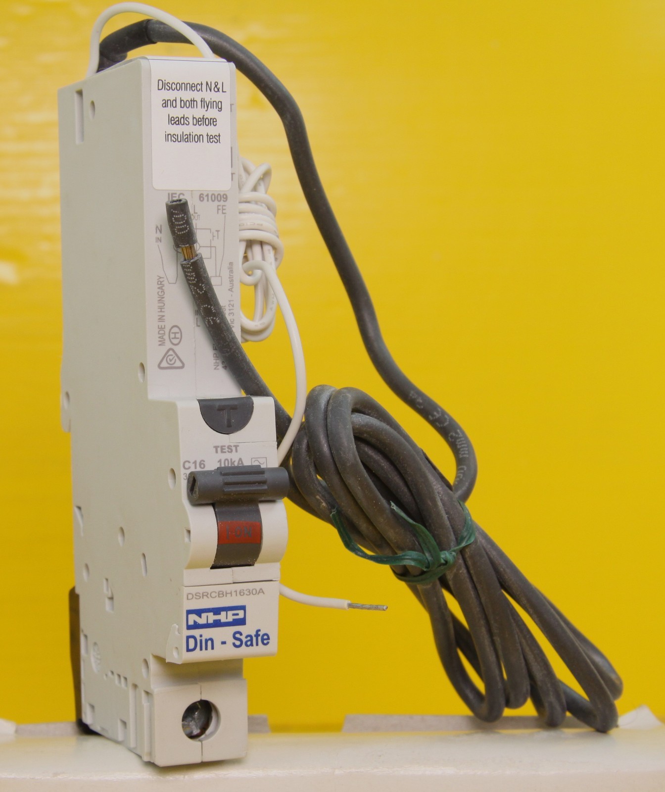 (2 Pack) NHP DSRCBH1630A RCBO MCB/RCD , 16A , 1P+N , 10kA , C , 240VAC , Type A