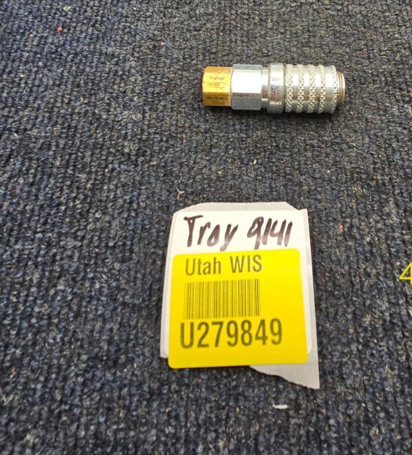 (QTY 1) PARKER PRV-250-6MO-2, PD Style Test Port Coupler, 14DJ