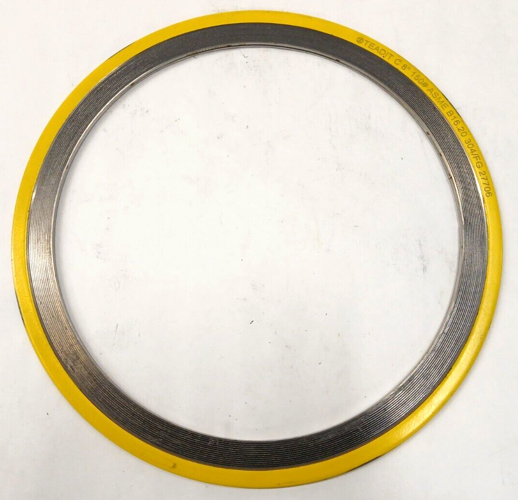 TEADIT SPIRAL WOUND GASKET C 8″ 150# ASME B16.20 304/FG 22706 ID 8.5000