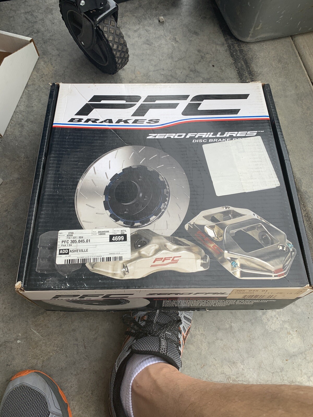 New Genuine PFC Brakes Zero Failure Disc Brake Rotor 305.045.01 DEBAAA
