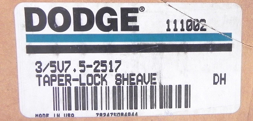 Dodge Three Grooves Taper-Lock Sheave 3 / 5V7.5 -2517