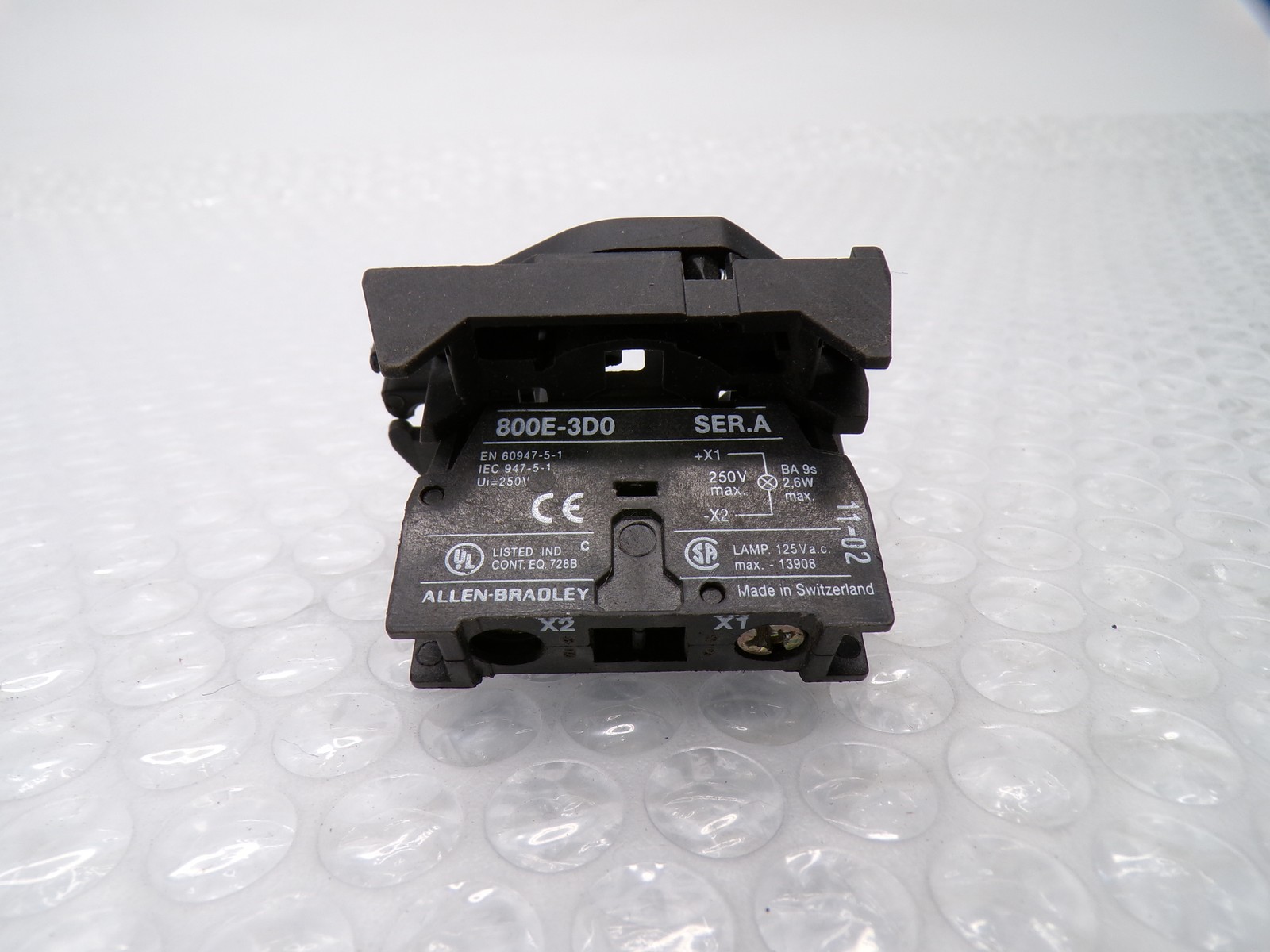 ALLEN BRADLEY 800E-3D0 SER.A MODULE NSNP