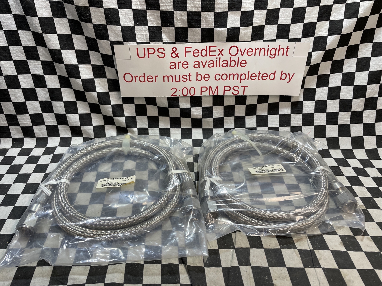 Swagelok Teflon Hose SS-TH8AS8AS8-60, LOT OF 2, SSTH8AS8AS860, Shipsameday #152B