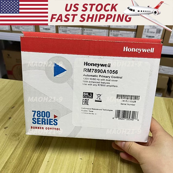 Honeywell RM7890A1056 Gas Oil Single Burner Control With S7800 Display Option