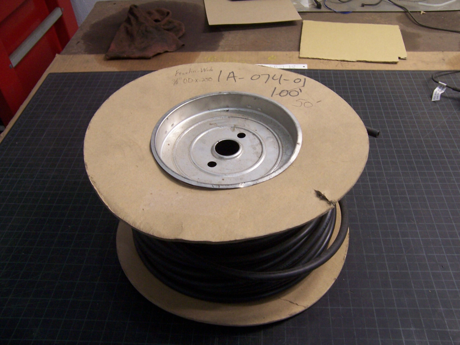 FREELIN-WADE 1/4″ O.D. X .250 WALL POLYETHYLENE 190 PSI TUBING 50′ ROLL