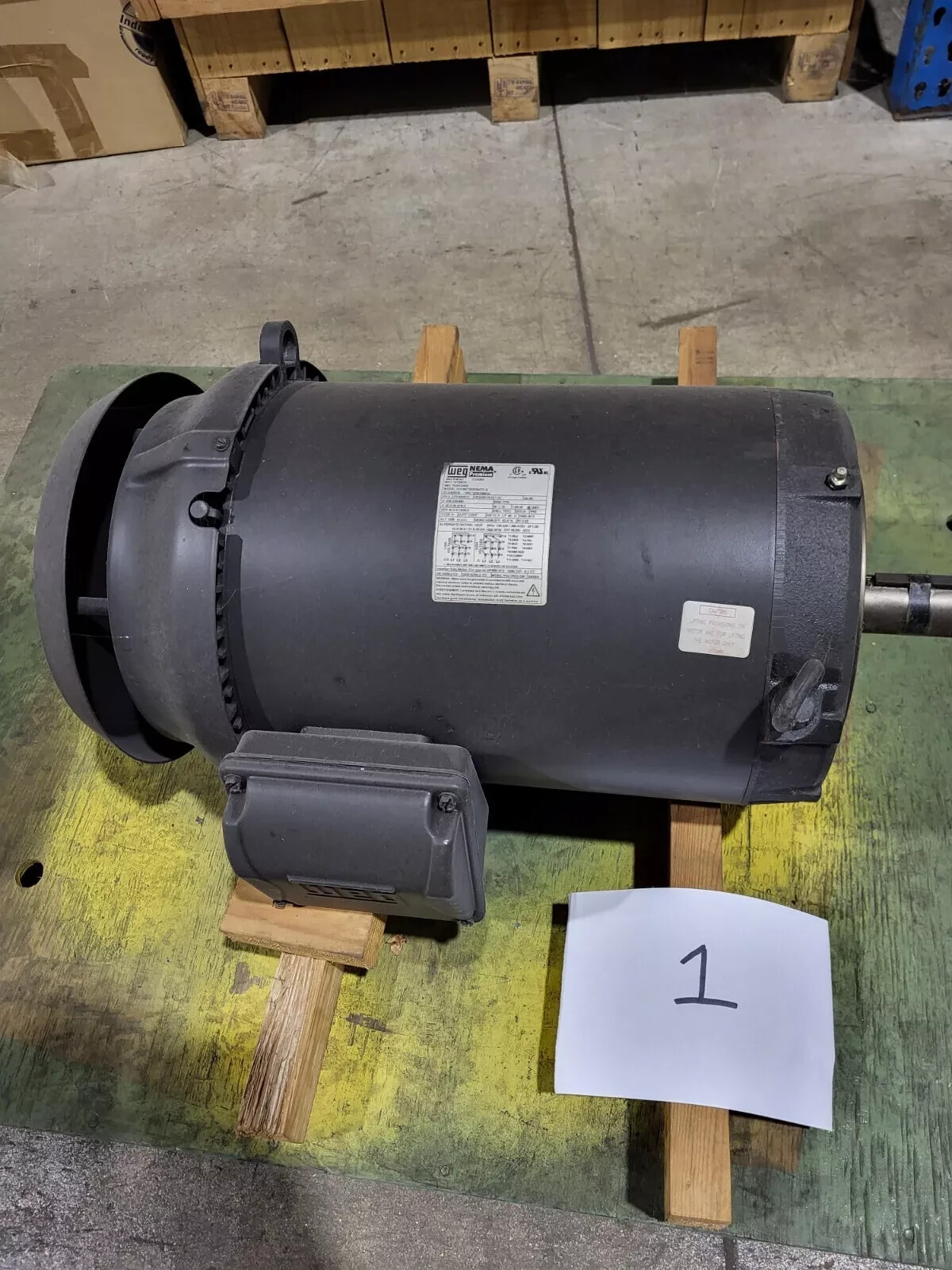WEG Rolled Steel NEMA Motor  Catalog Number: 01518ET3ER254TC-S | 12730574