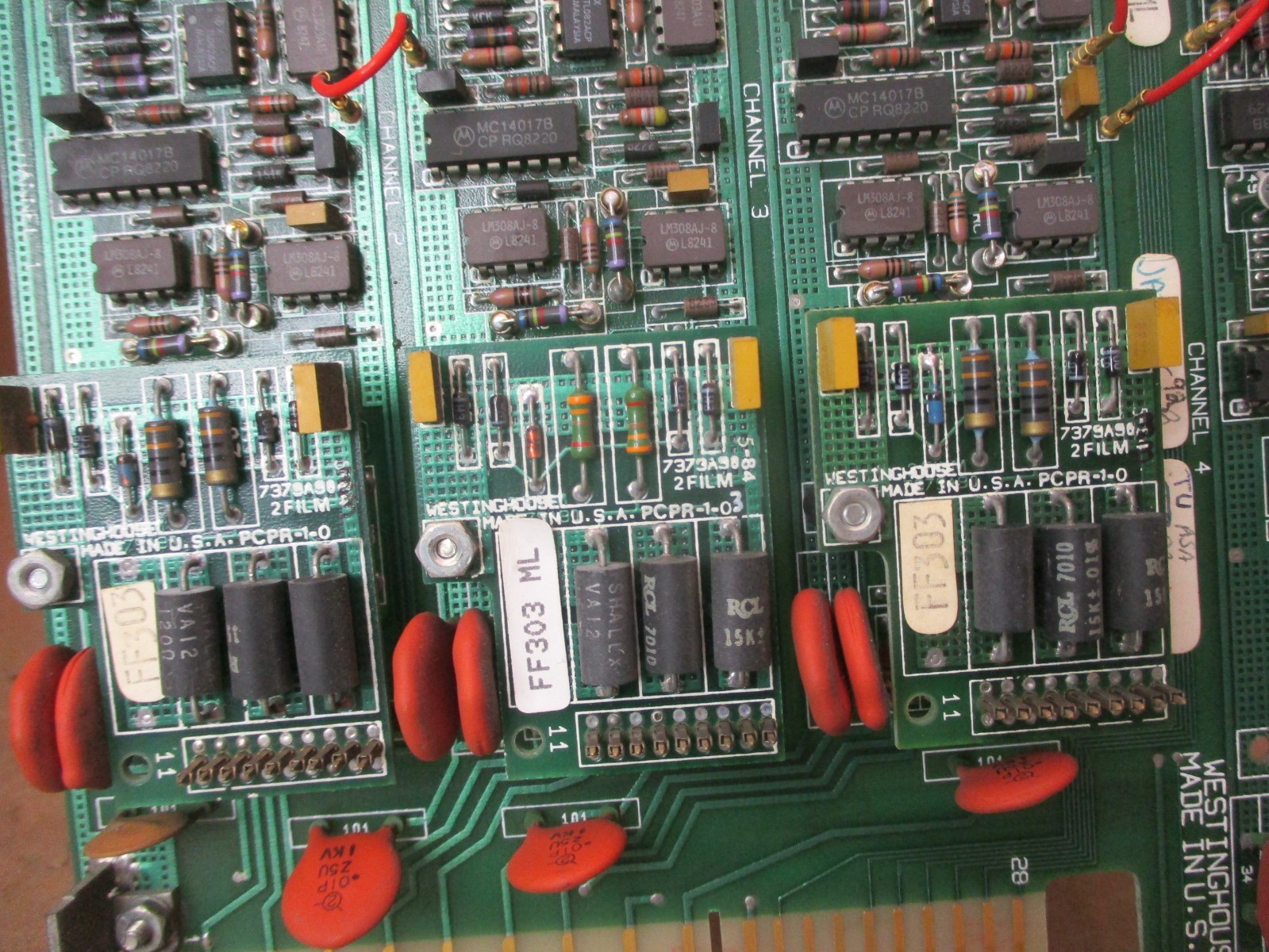 Westinghouse 7379A62 G02 2QRT10 SUB H 7379A90 2FILM3 PRPC-1-0 53218HI
