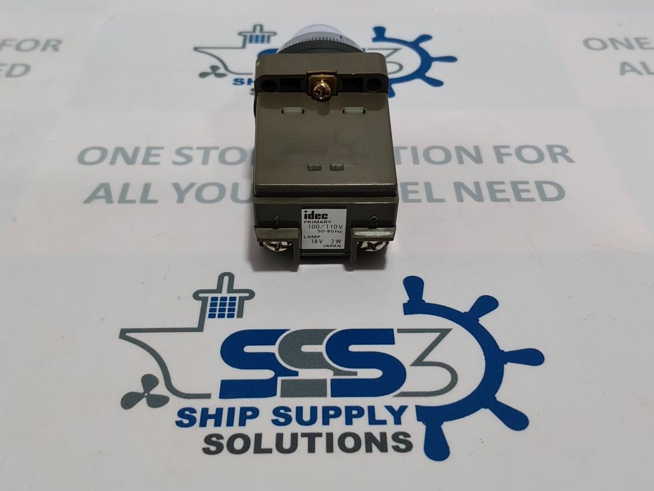 Izumi Denki Idec APN118-W Pilot Lamp Primary 100/110V 50-60 Hz Lamp 18V 2W