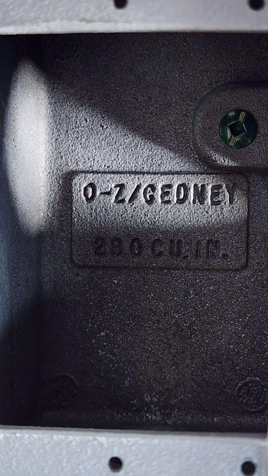 OZ Gedney OZG FSC175 3/4” Cast Device Box & OZG FDCT1100 1″ Cast Device Box