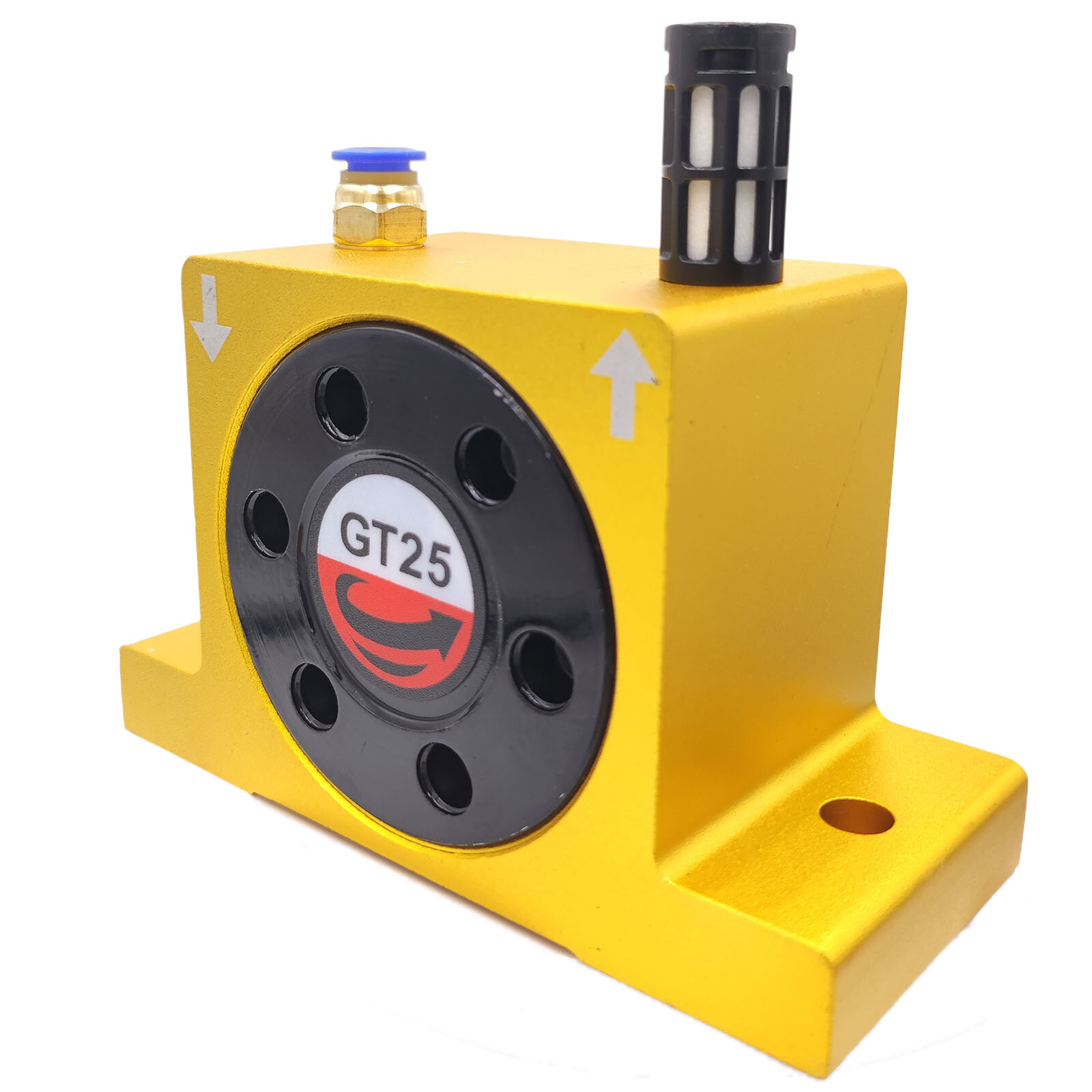 GT25 1/4” Industrial Type Pneumatic Compressed Air Power Wheel Turbine Vibrator