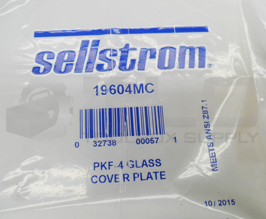 NEW BOX OF 12 SELLSTROM 19604MC GLASS COVER PLATE PKF-4