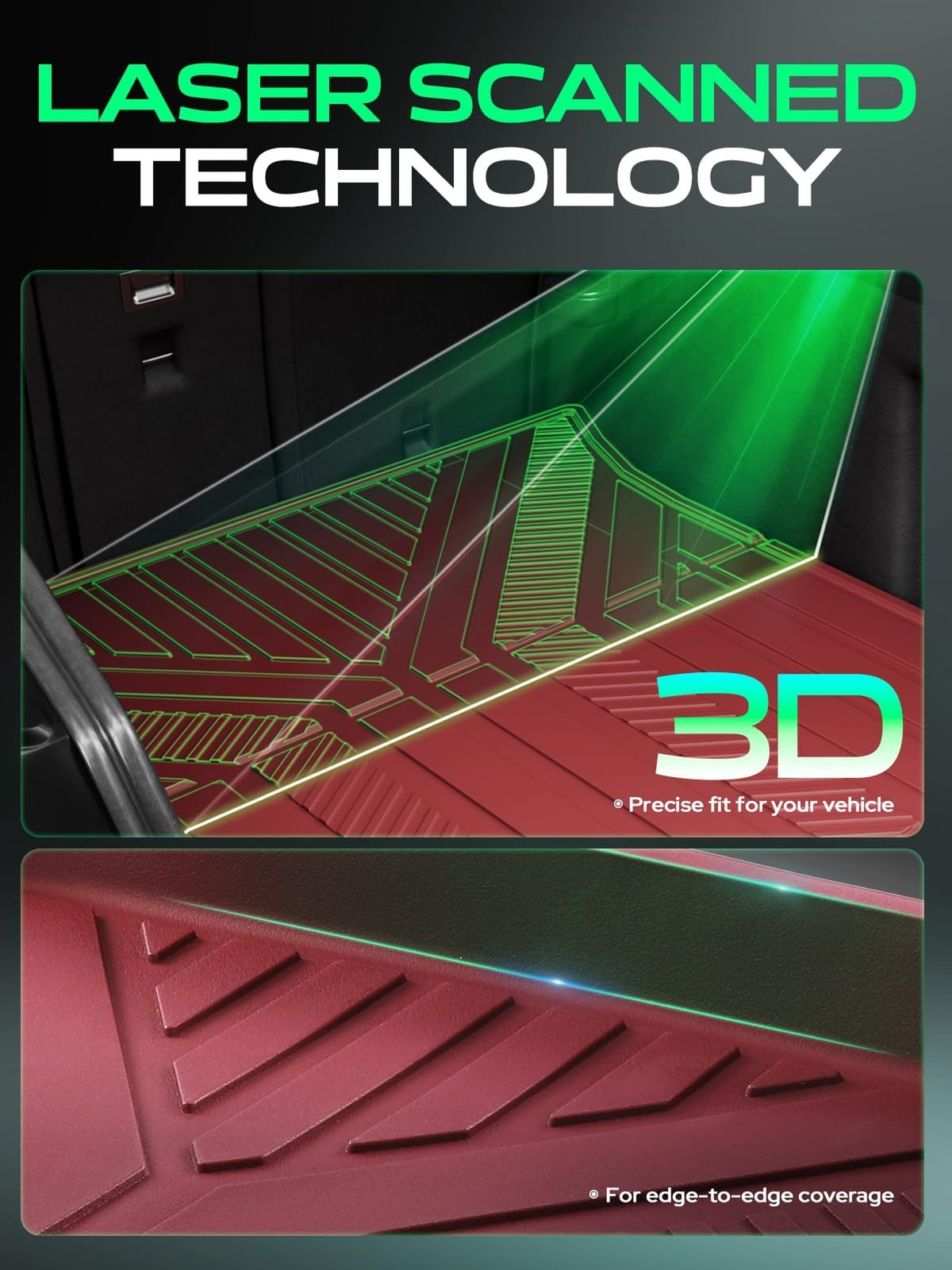 YHTAUTO Cargo Liners Compatible with Tesla Model Y Juniper 2025 2026, TPE Flo…