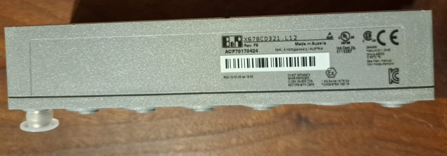 New OEM B&R Bus Controller X67BCD321.L12 X67BCD321L12 Rev. F6 Austria NextDayAir