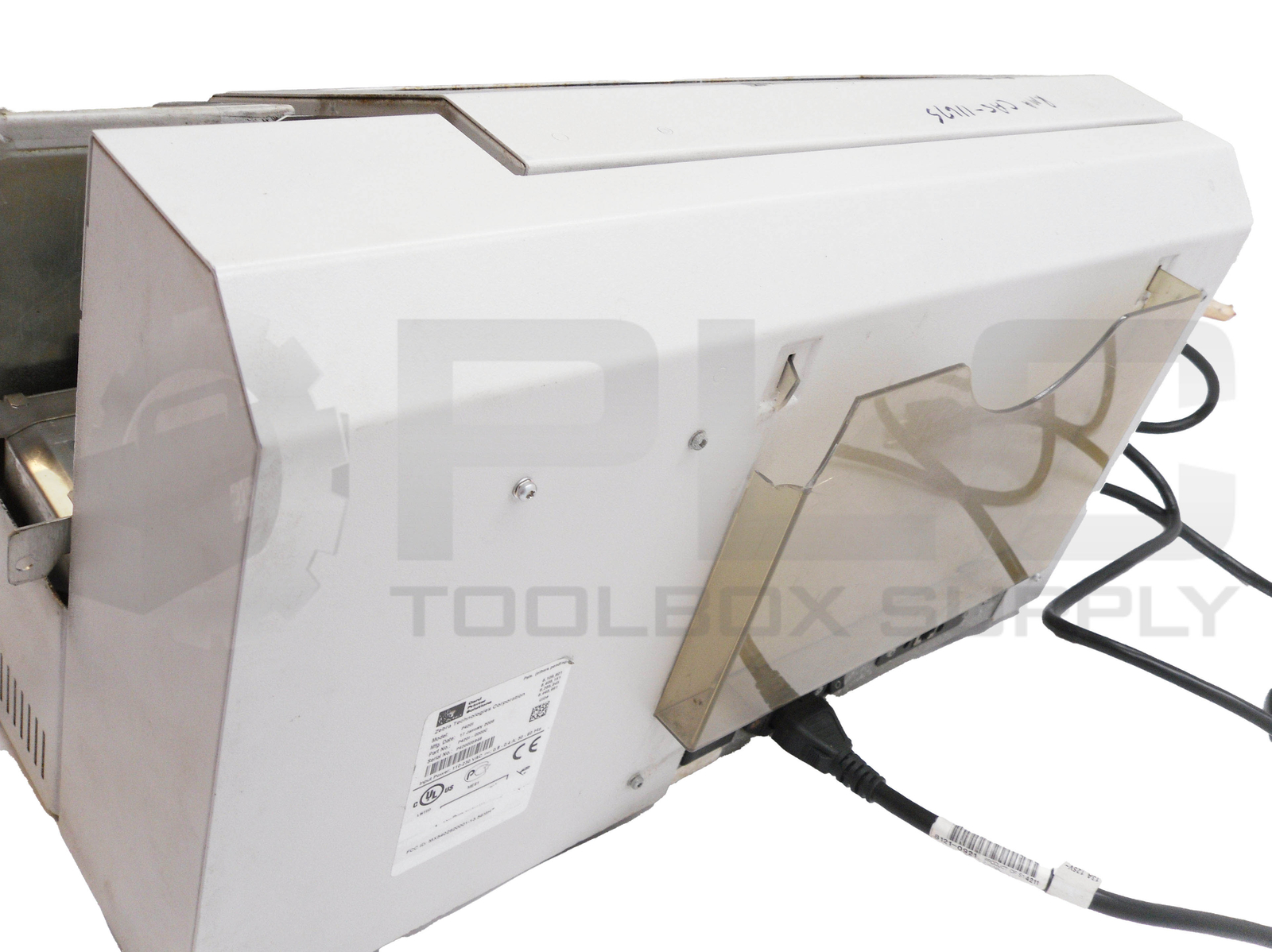 ZEBRA P420I-0000C CARD PRINTER 110-230VAC 0.8-0.4A 50-60HZ P420I *POWERS ON*