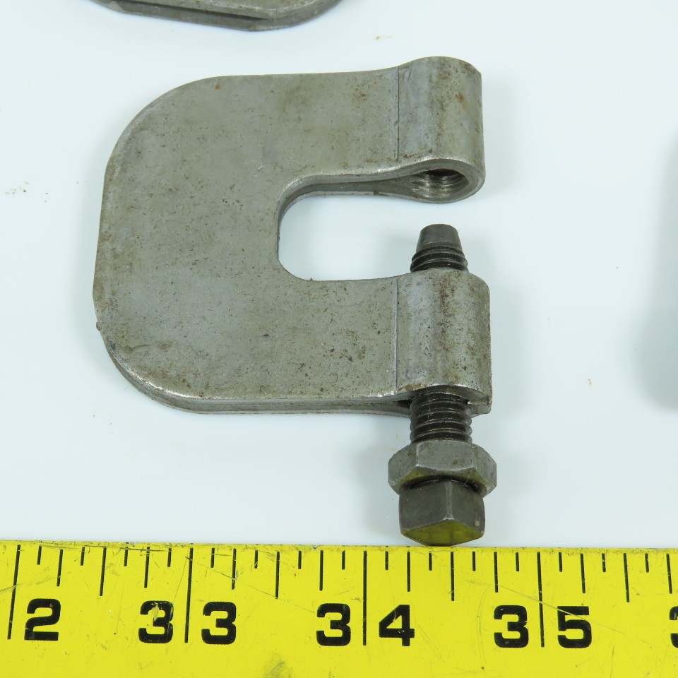 200 4″ I.P. Max Beam C-Clamp 3/8″ Rod Lot Of 15