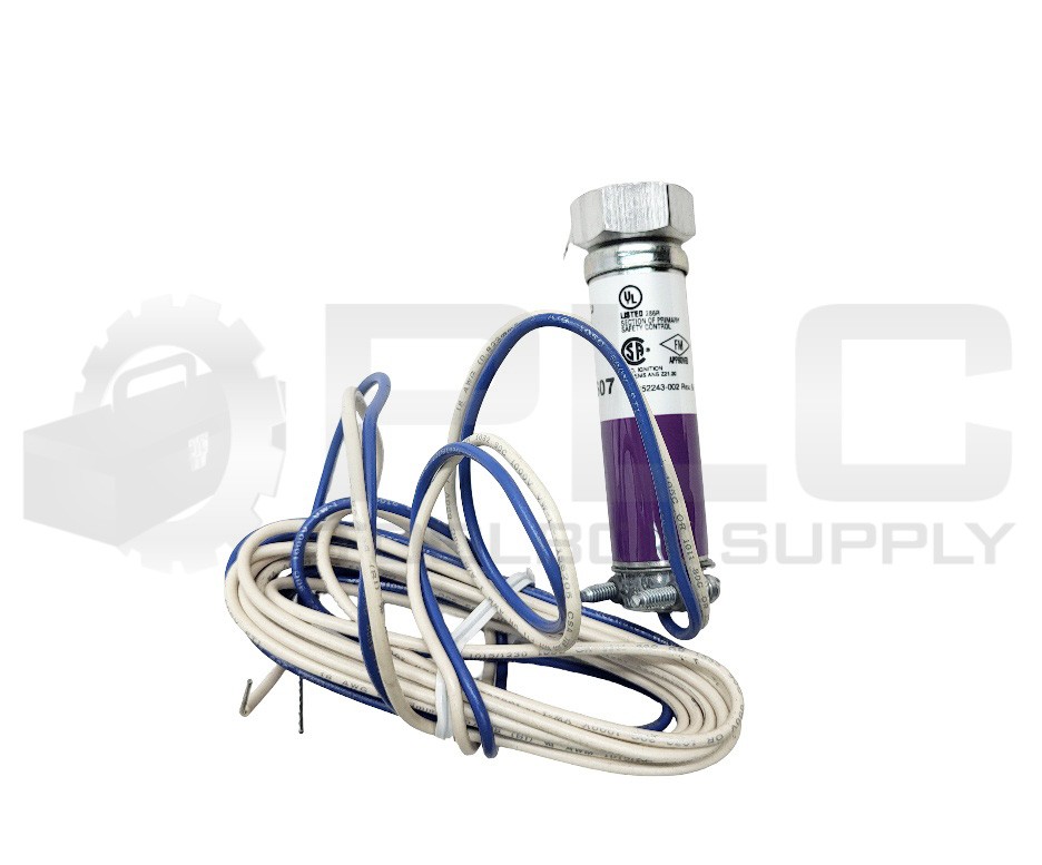 NEW HONEYWELL C7027A 1023 UV FLAME SENSOR 1/2” FEMALE NPT 8′ LEAD TEMP 0-215F
