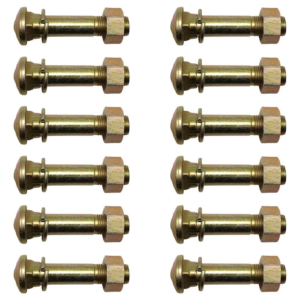81821369 370938S36 12 Disc To Rim Shoulder Bolt Nut Fits Ford 8N 9N 2N NAA 600