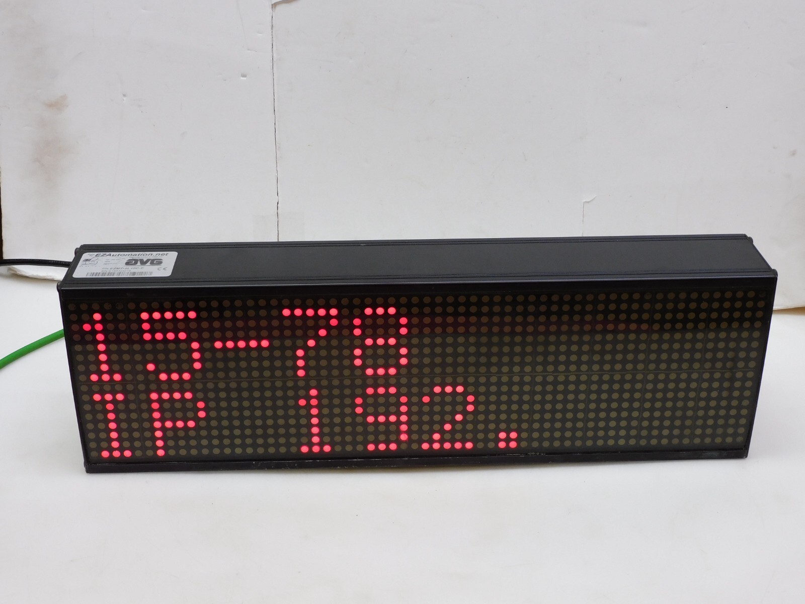AVG EZAUTOMATION EZMT-2L10C-E LIGHT DISPLAY TRI COLOR LEDS 110-230VAC 38W